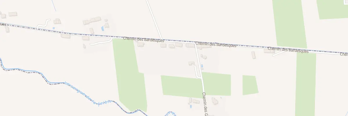 Plan du 651 Che des Bardesques à Velleron