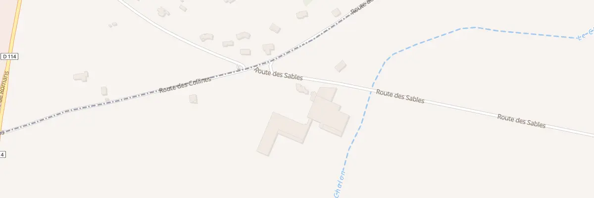 Plan du 80 Rte des Sables à Granges-les-Beaumont
