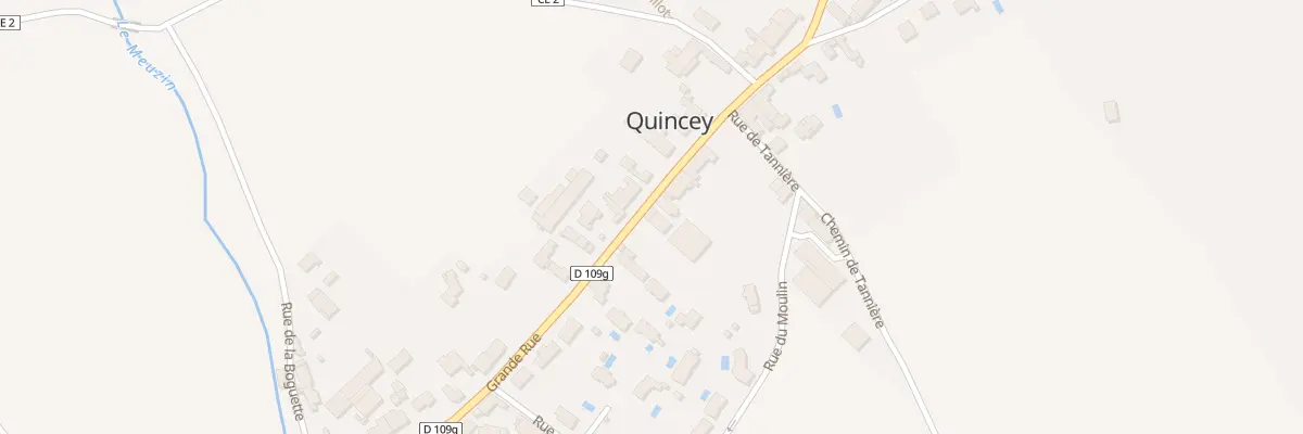 Plan du 23 Gr Grande Rue à Quincey