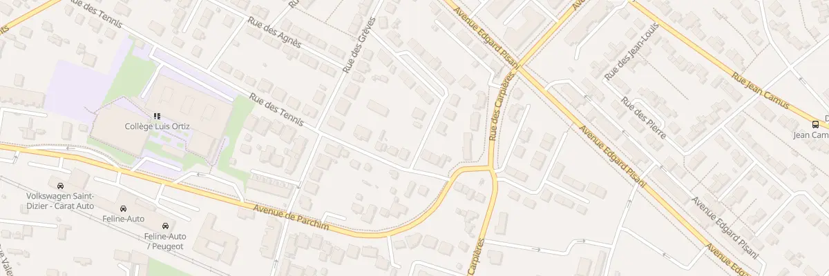 Plan du 27 Rue des Tennis à Saint-Dizier