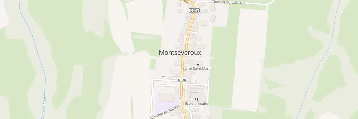 Plan du 290 Rue des Cadrans Solaires à Montseveroux