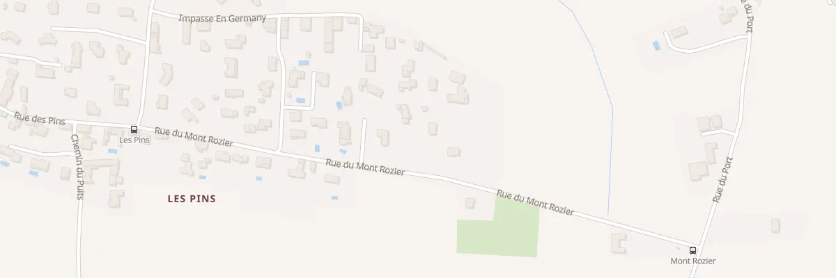 Plan du 335 Rue du Mont Rozier à Tramoyes