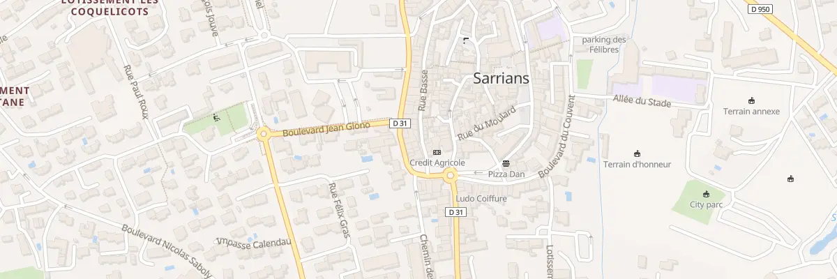 Plan du 164 Rue Basse à Sarrians