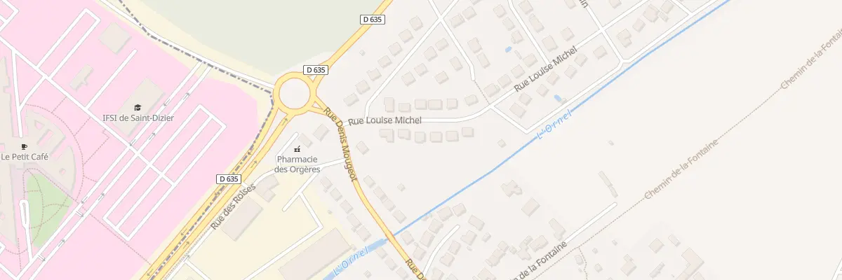 Plan du 6 Rue Louise Michel à Bettancourt-la-Ferrée