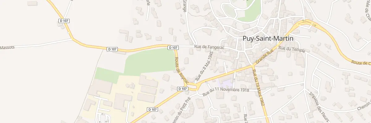 Plan du 5398 Rue de Fangerac à Puy-Saint-Martin