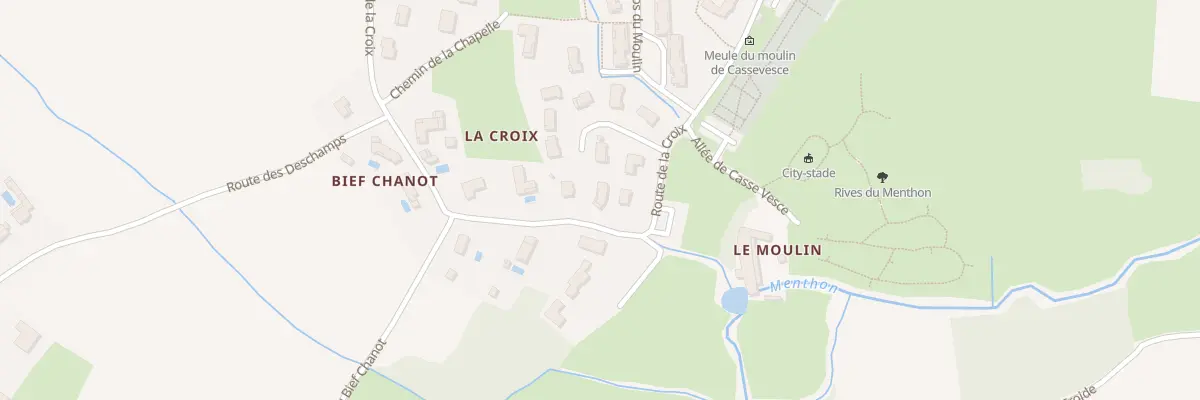 Plan du 100 Clos de la Colline à Saint-Cyr-sur-Menthon