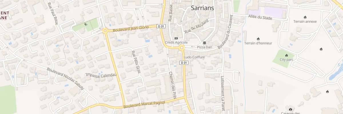 Plan du 6819 Che des Prés à Sarrians