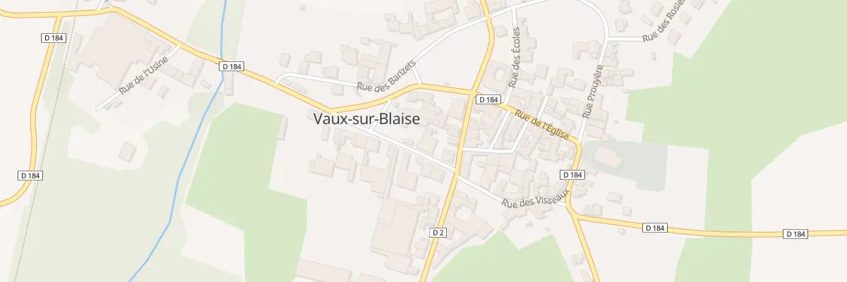Plan du 6 Rue des Moulins à Vaux-sur-Blaise