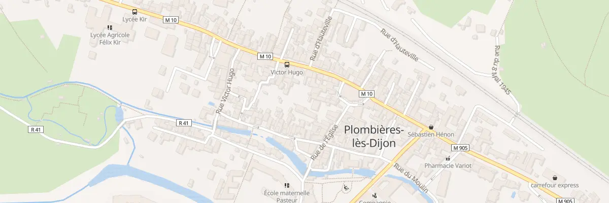 Plan du 8 Rue de l’Eglise à Plombières-lès-Dijon