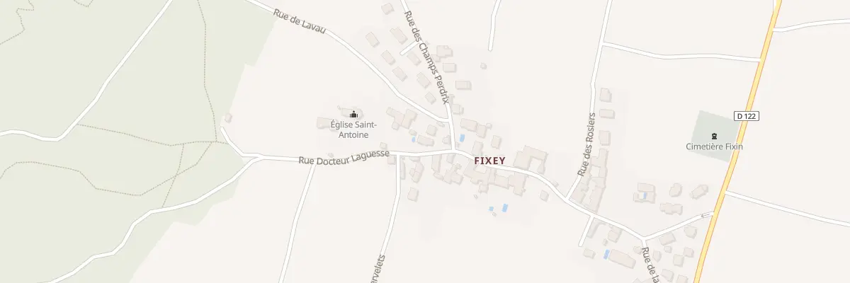 Plan du 2 Rue du Doc Laguesse à Fixin