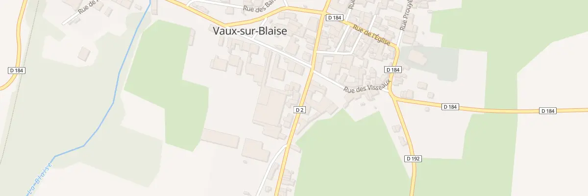Plan du 16 Rue Charles de Gaulle à Vaux-sur-Blaise