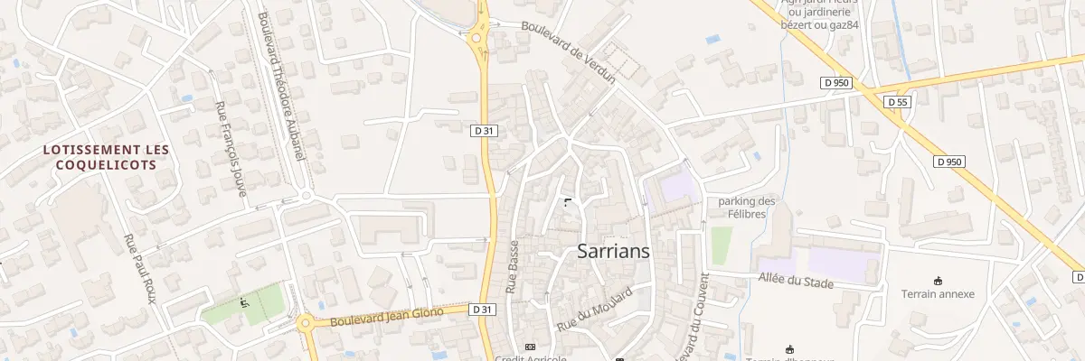 Plan du 5124 Village à Sarrians