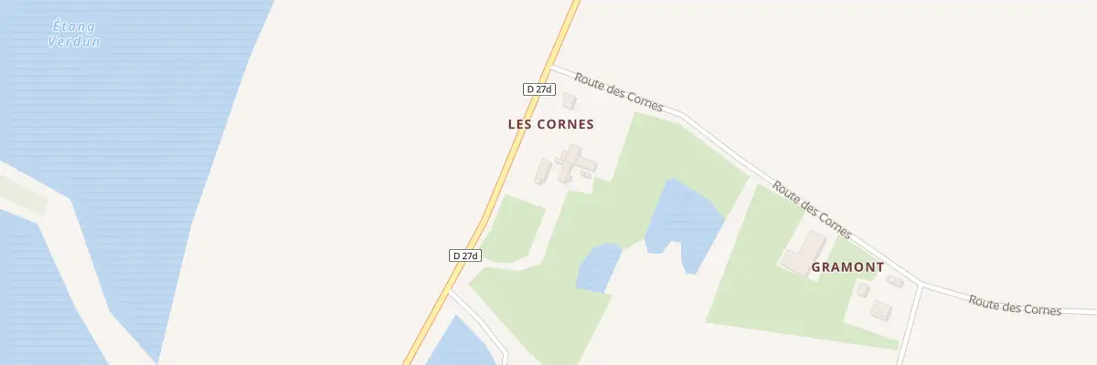 Plan du 5073 Les Cornes à Sandrans