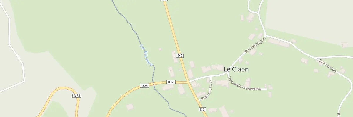 Plan du 1 Rue du Pont des Marchands au Claon