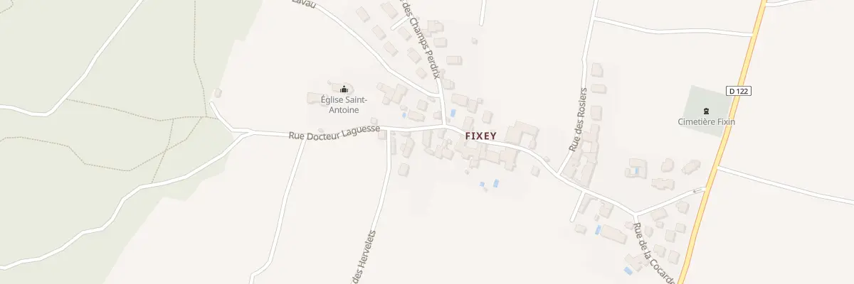 Plan du 1 Rue du Doc Laguesse à Fixin