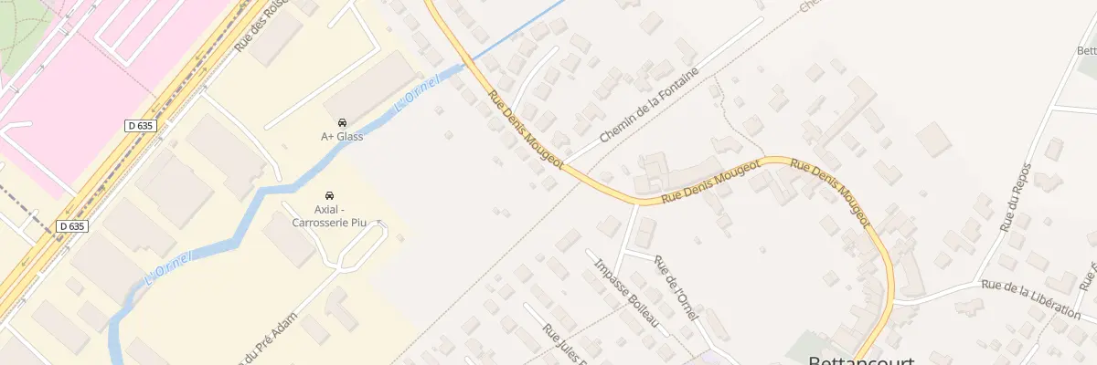Plan du 26 Rue Denis Mougeot à Bettancourt-la-Ferrée