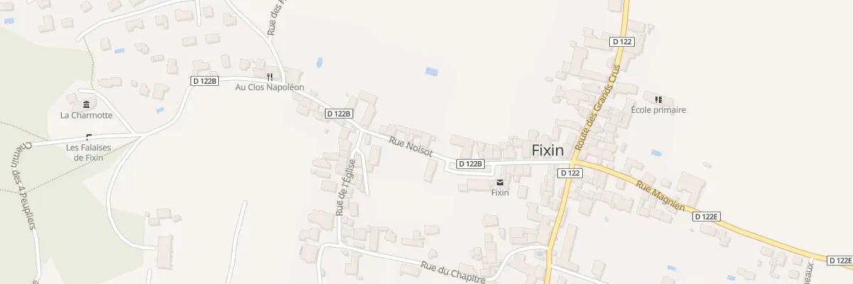 Plan du 20B Rue Noisot à Fixin