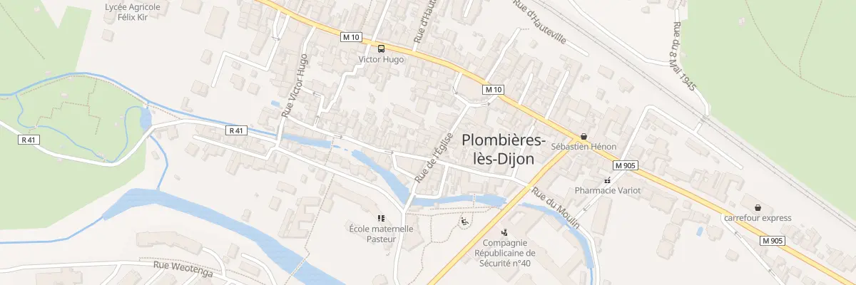 Plan du 24 Rue de l’Eglise à Plombières-lès-Dijon