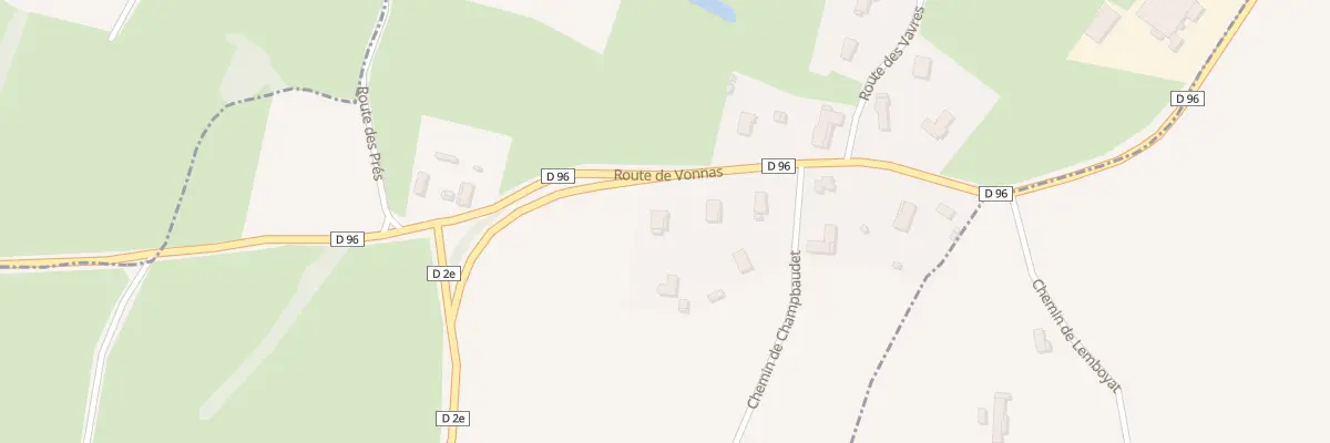 Plan du 2100 Rte de Vonnas à Saint-Julien-sur-Veyle