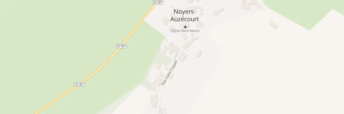 Plan du 12 Rue Saint Coppin à Noyers-Auzécourt