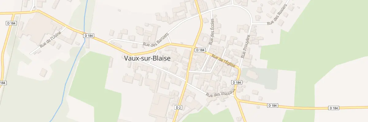 Plan du 6 Rue Charles de Gaulle à Vaux-sur-Blaise