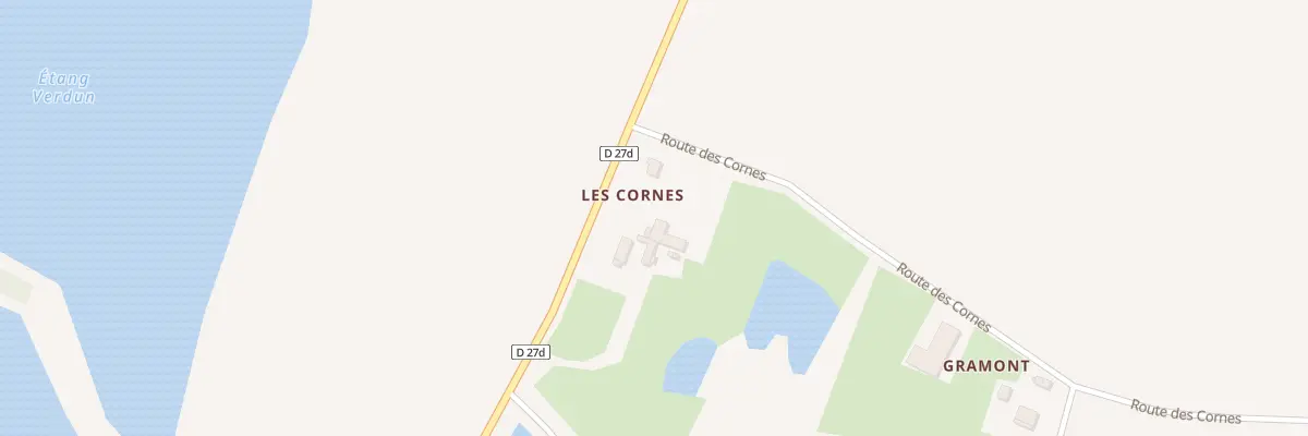 Plan du 5074 Les Cornes à Sandrans