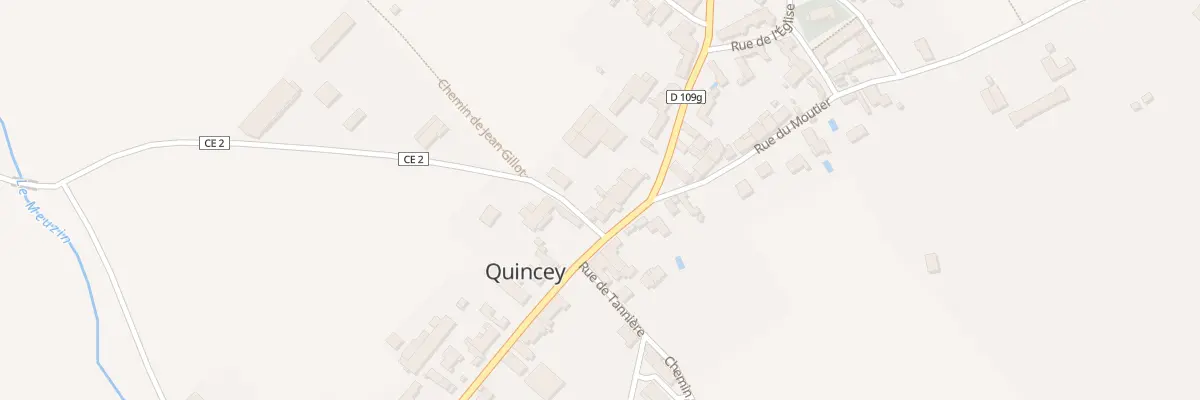 Plan du 20 Gr Grande Rue à Quincey