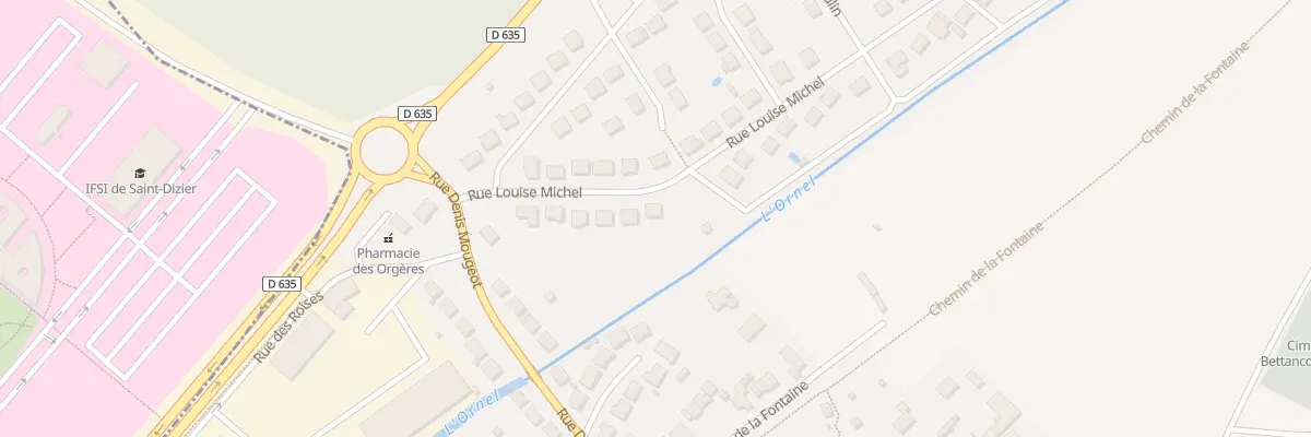 Plan du 12 Rue Louise Michel à Bettancourt-la-Ferrée