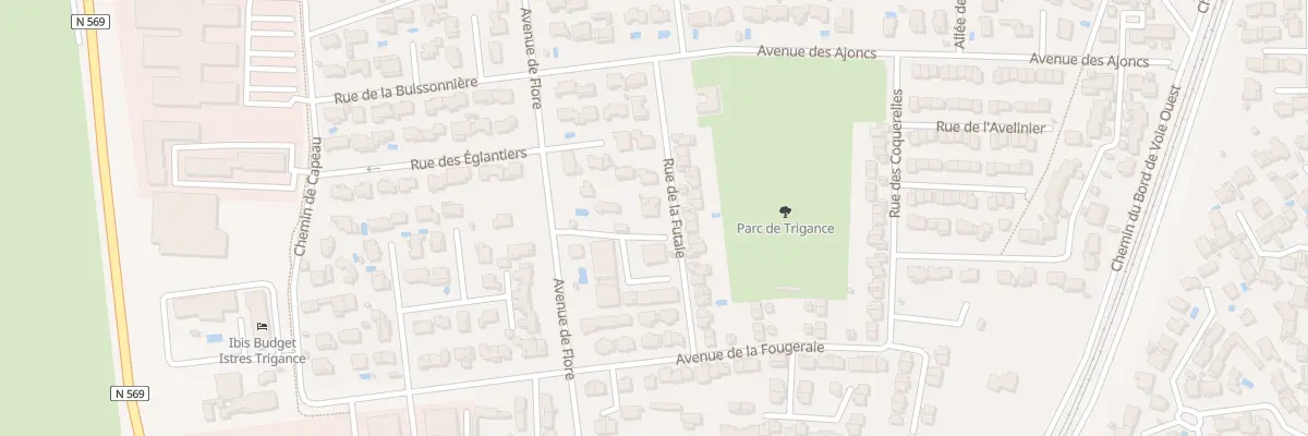 Plan du 10 Rue de la Futaie à Istres