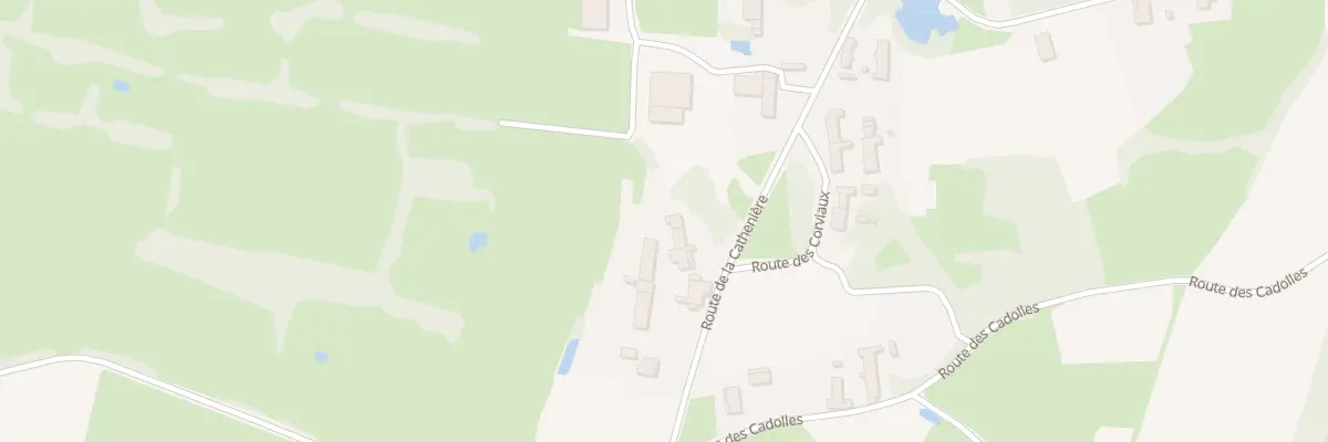 Plan du 1432 Rte de la Cathenière à Simandre