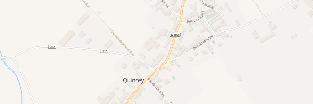 Plan du 16 Gr Grande Rue à Quincey