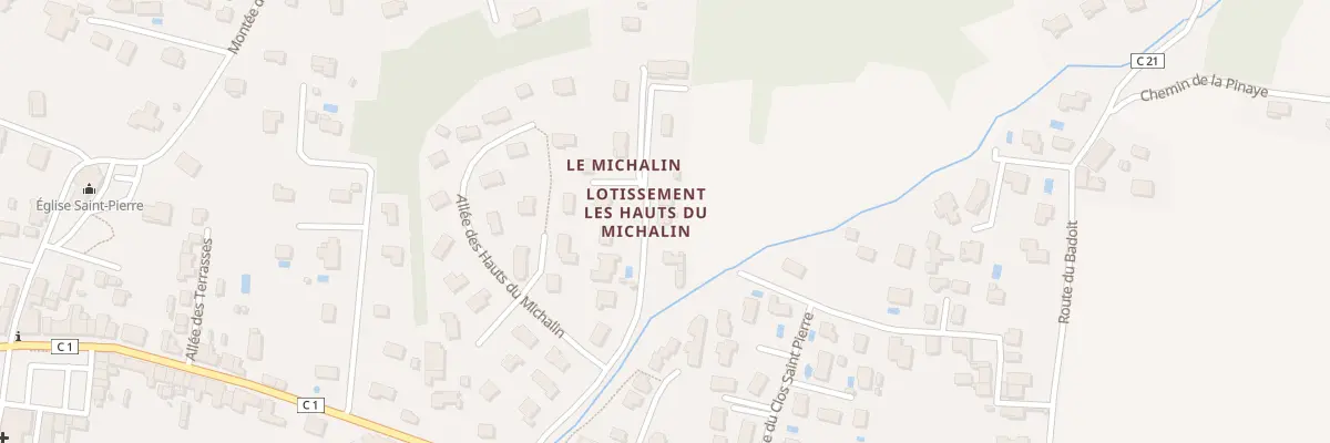 Plan du 120 All de la Gargodière à Estrablin