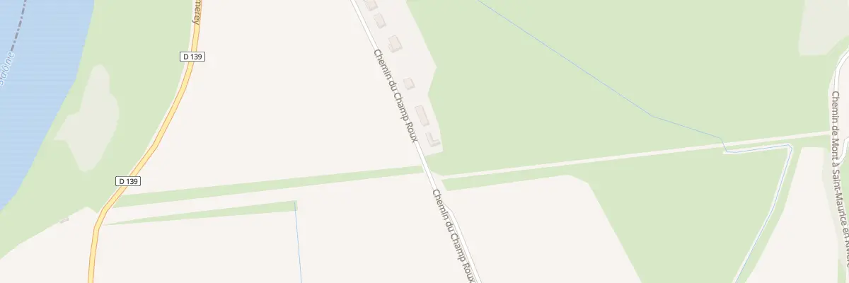 Plan du 3 Che du Champ Roux à Verjux