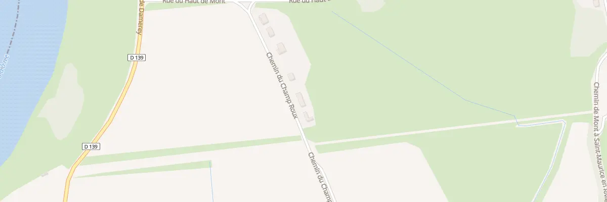 Plan du 1 Che du Champ Roux à Verjux