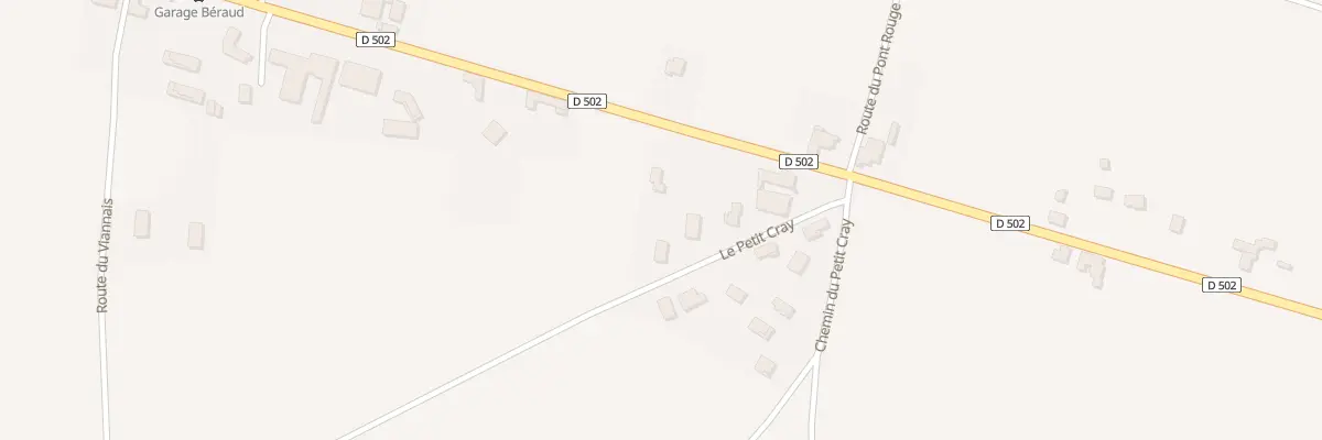 Plan du 4B Che du Petit Cray à Estrablin