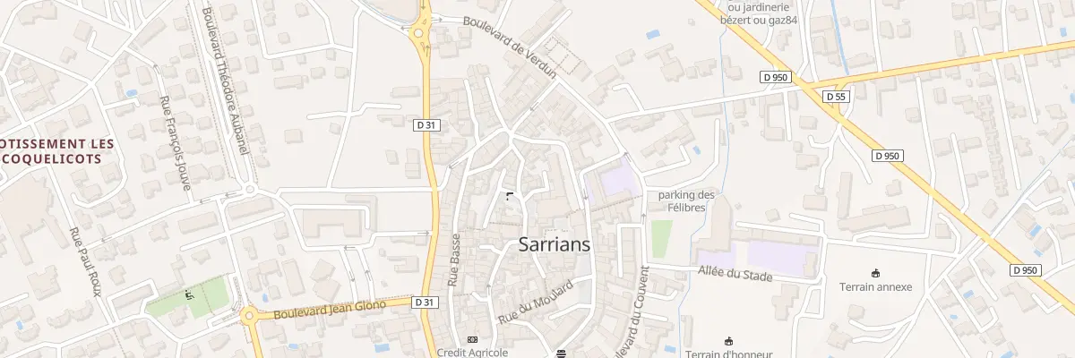 Plan du 84 Imp Esplanade de Lirac à Sarrians