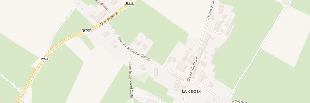 Plan du 189 Che de Champ Guillot à Arbigny