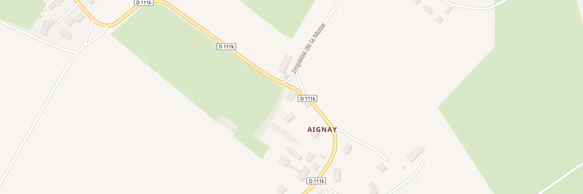 Plan du 2 Rue des Hospitaliers (Aignay) à Meursanges