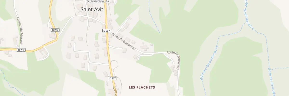 Plan du 123 Rte de Bathernay à Saint-Avit