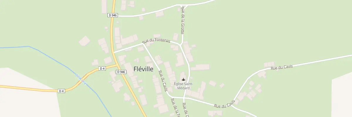 Plan du 3 Rue du Fontenas à Fléville