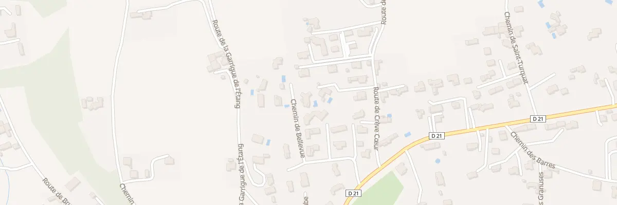 Plan du 7449F Rte de Creve Coeur à Sarrians