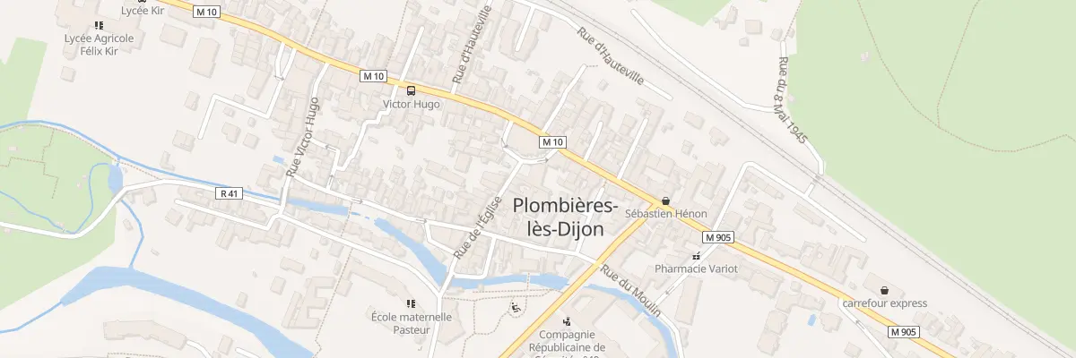 Plan du 1 Rue de l’Eglise à Plombières-lès-Dijon