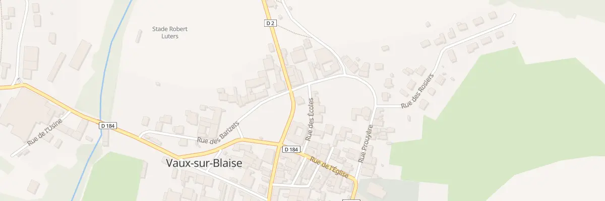 Plan du 1 Rue Charles de Gaulle à Vaux-sur-Blaise