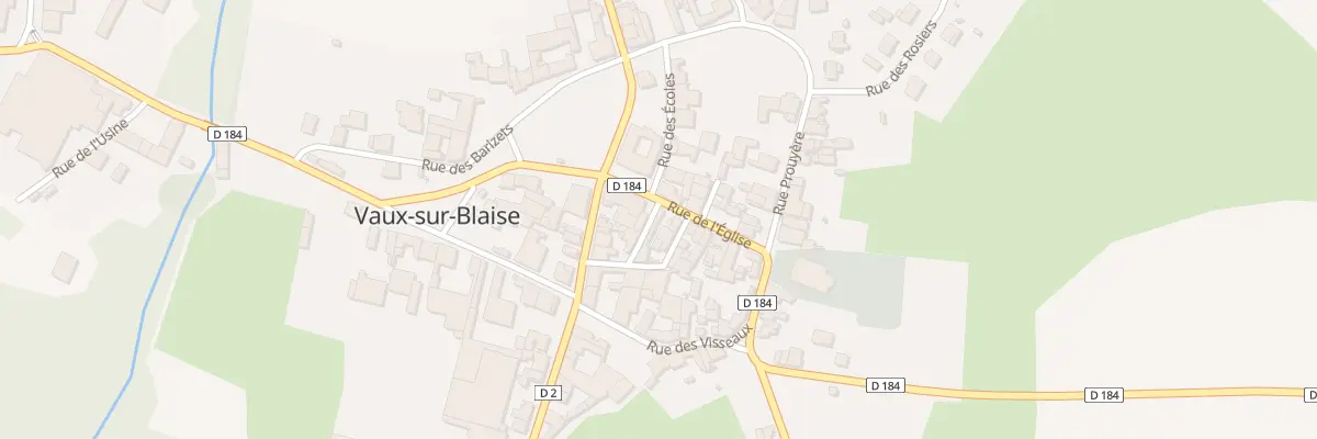 Plan du 6 Rue de l’Eglise à Vaux-sur-Blaise
