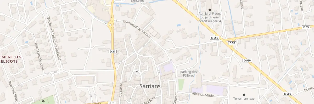 Plan du 5150 Bd de Verdun à Sarrians