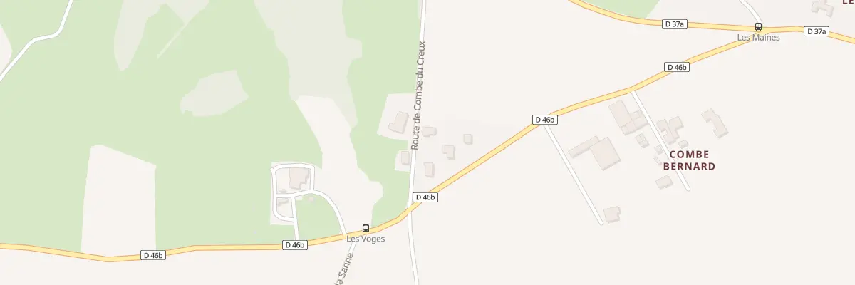 Plan du 395 Rte Combe du Creux à Montseveroux