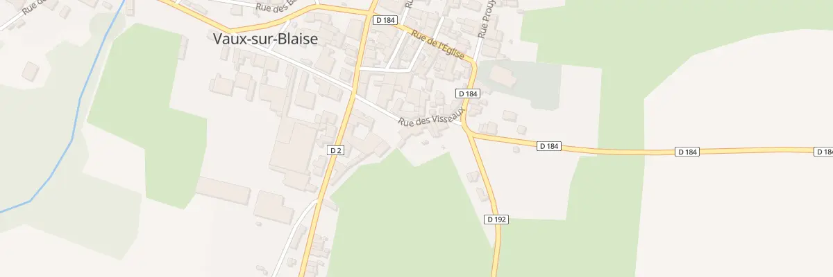 Plan du 8 Rue des Visseaux à Vaux-sur-Blaise