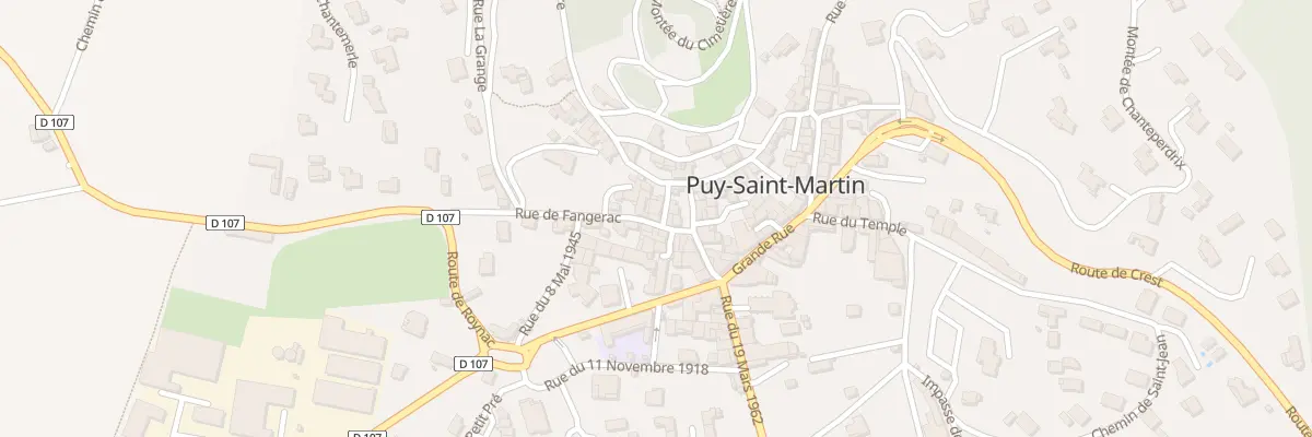 Plan du 4 Rue de Fangerac à Puy-Saint-Martin