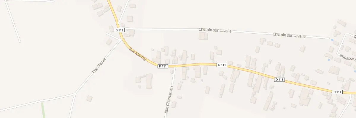 Plan du 28 Rue Mercey à Chevigny-en-Valière