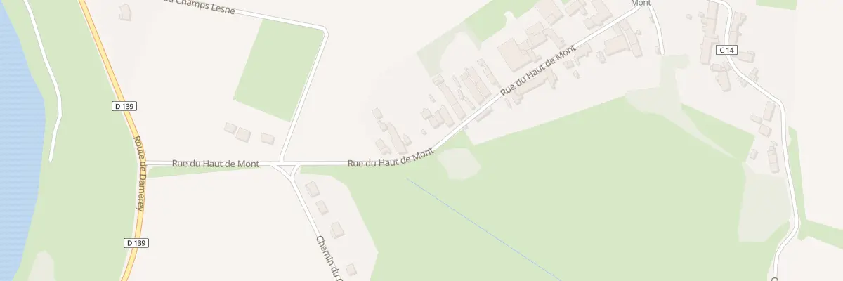 Plan du 22 Rue du Haut de Mont à Verjux